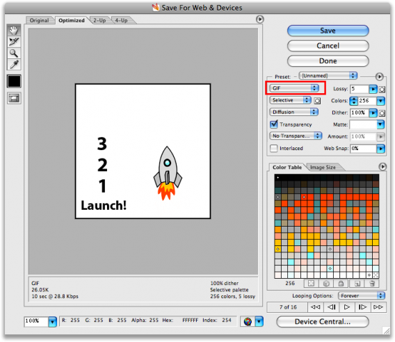 Photoshop Animation - Step5