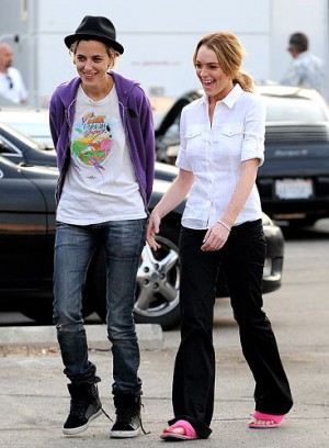 Lindsay Lohan and Samantha Ronson Lindsay Lohan and Samantha Ronson