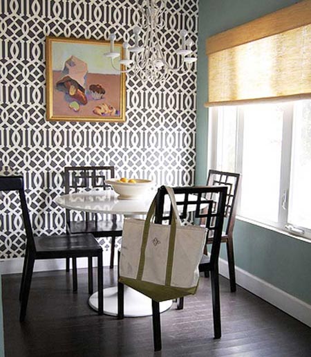 Design Trend: Wallpaper on one wall