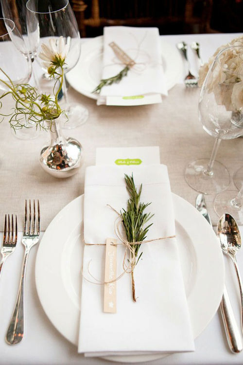 Would you decorate your table with burlap