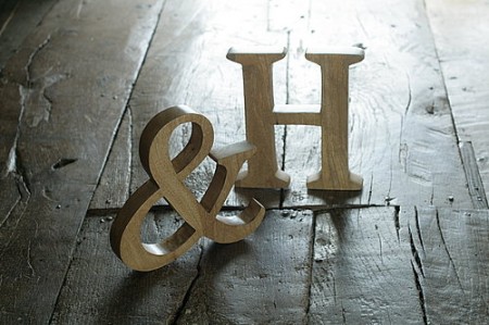 wood letters