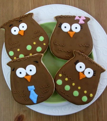 owls cookies